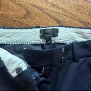 J. Crew Maddie Navy Trousers